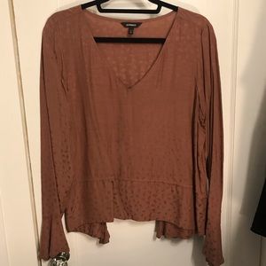 Express Blouse with Bell Sleeves Sz M